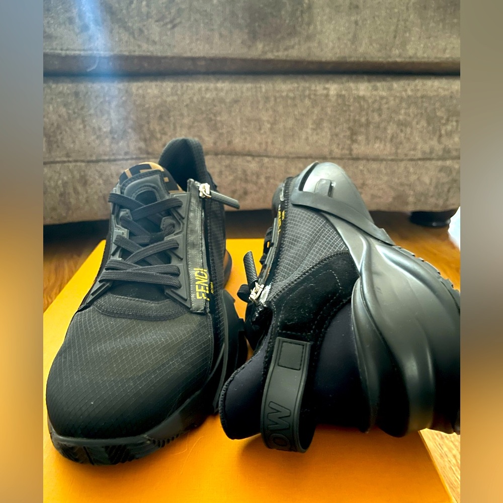 Fendi flow low - Top sneakers, black size 8